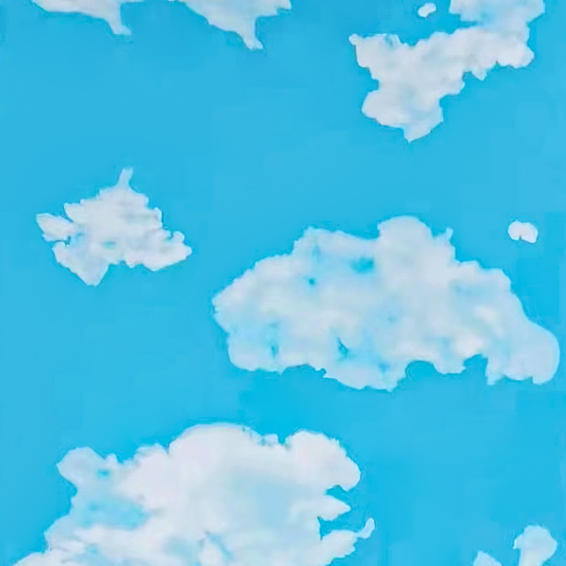 Sky a Cloud Obyčajná fólia na vyrazenie horúcej pečiatky